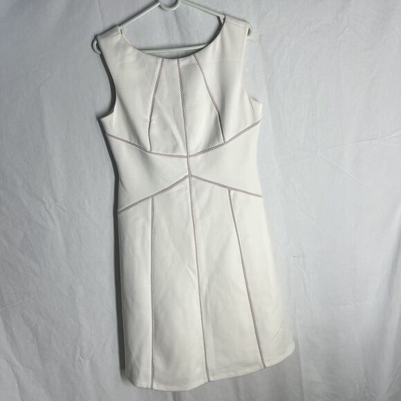 calvin clain Dresses & Skirts - Calvin Klein Midi Dress, White In Cream, Size 10